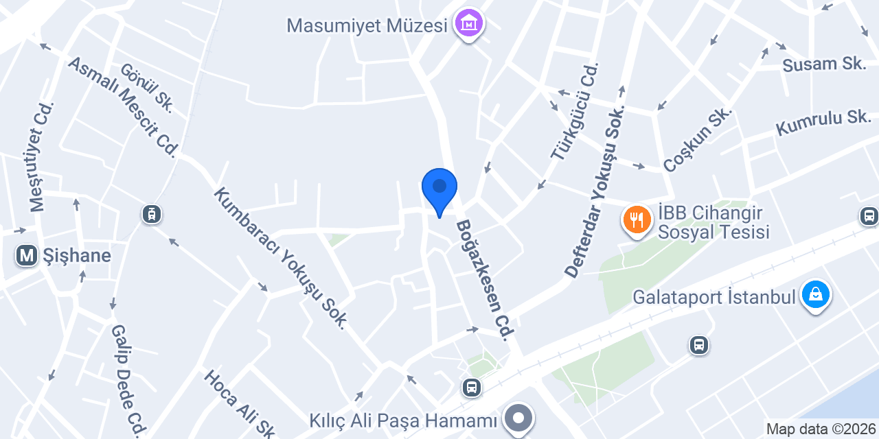 Kapalı Otopark konumu