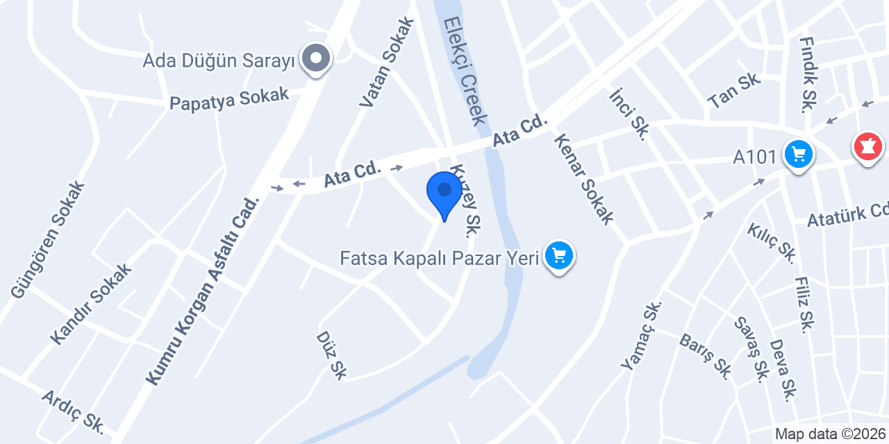 Fatsa Deniz Halı Yıkama konumu