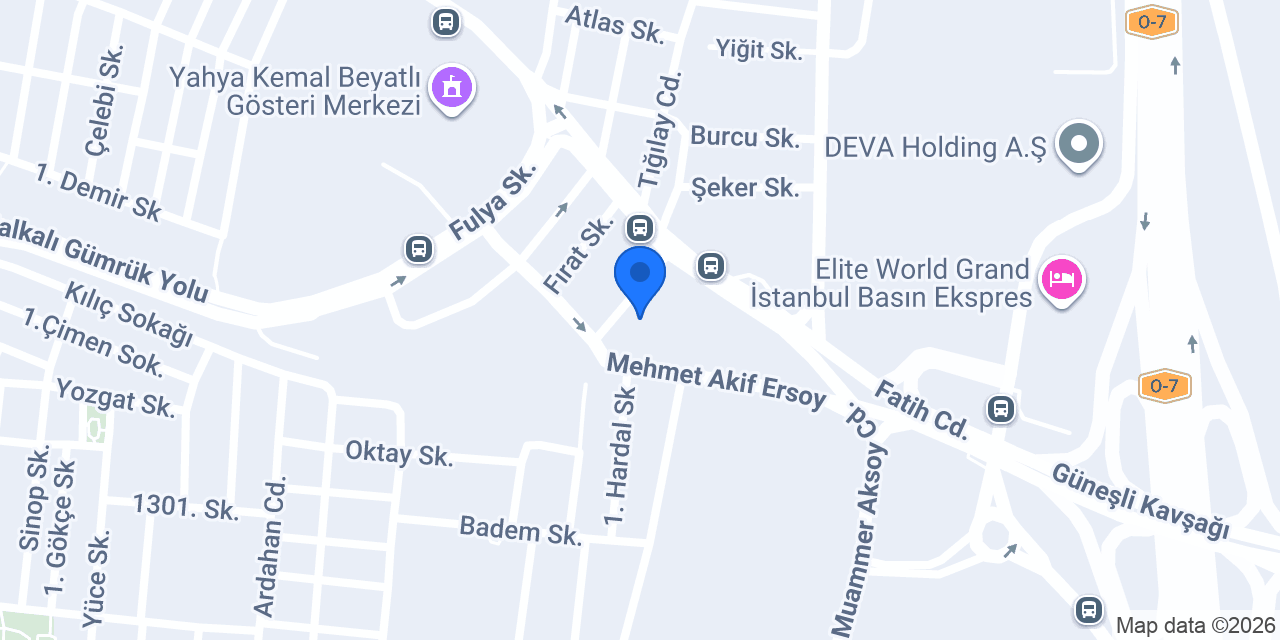 AZİZLER TEKSTİL BOYA konumu