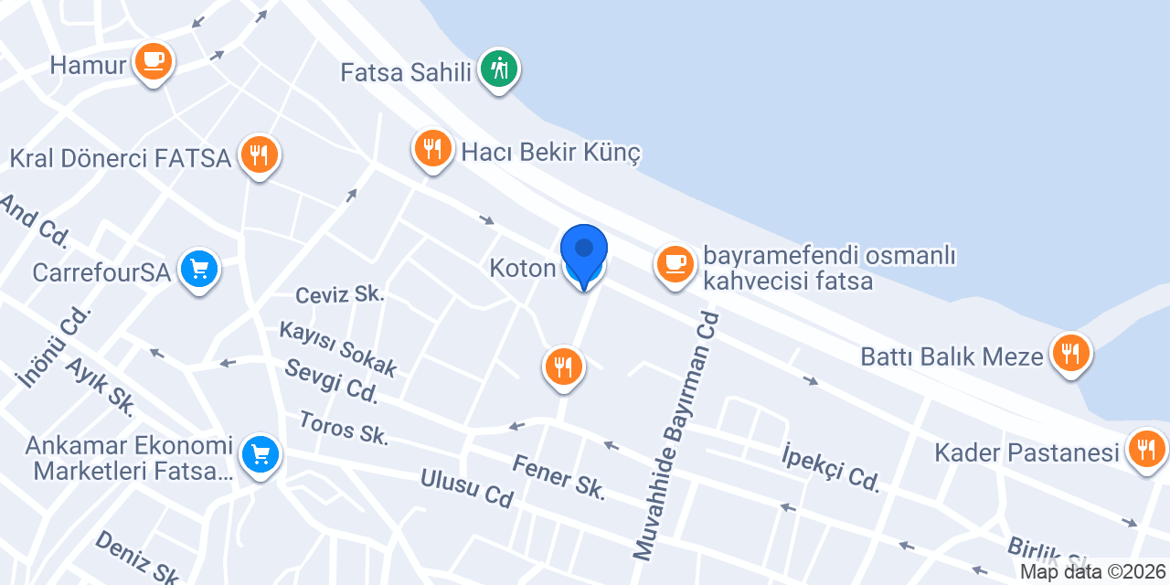 Koton konumu