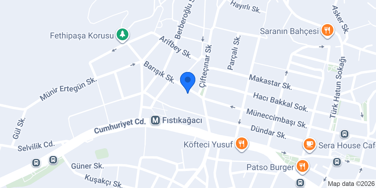 Istanbul Üsküdar Lisesi konumu