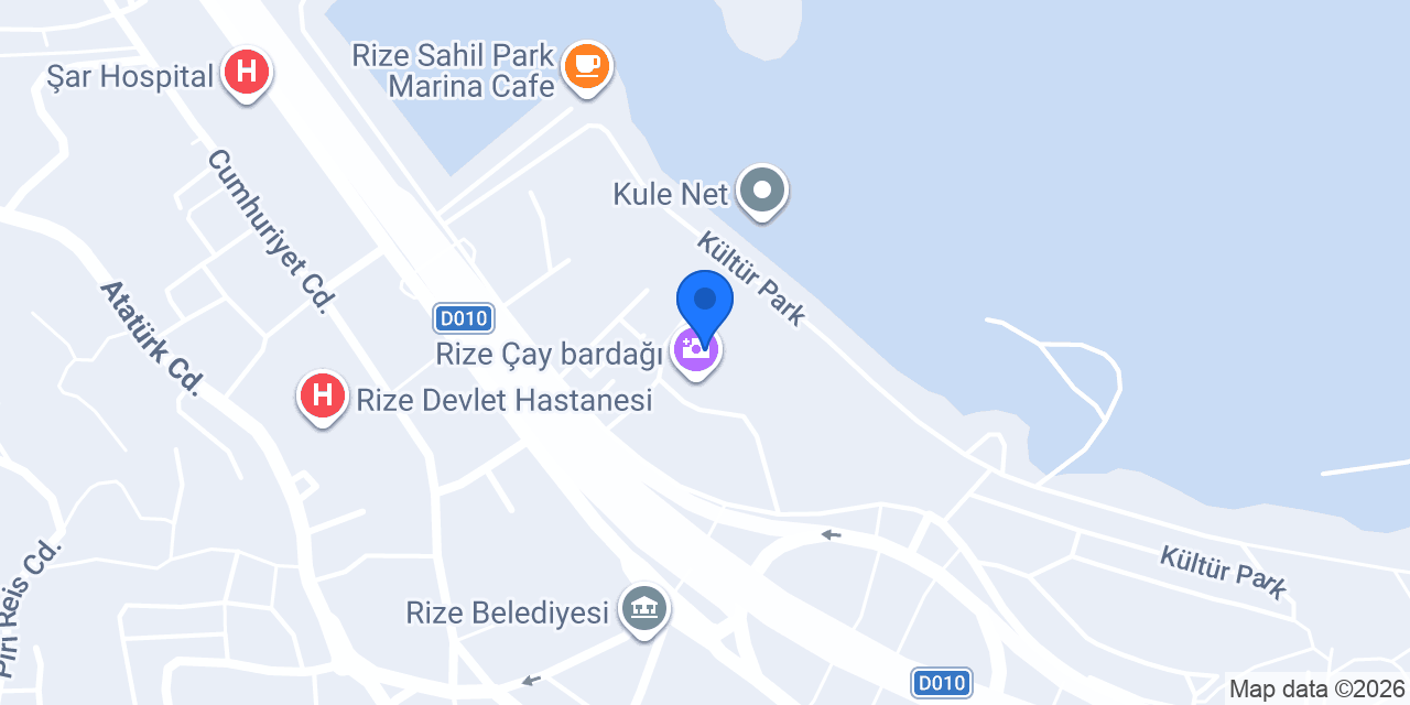 Neşe Çay Evi Rize konumu