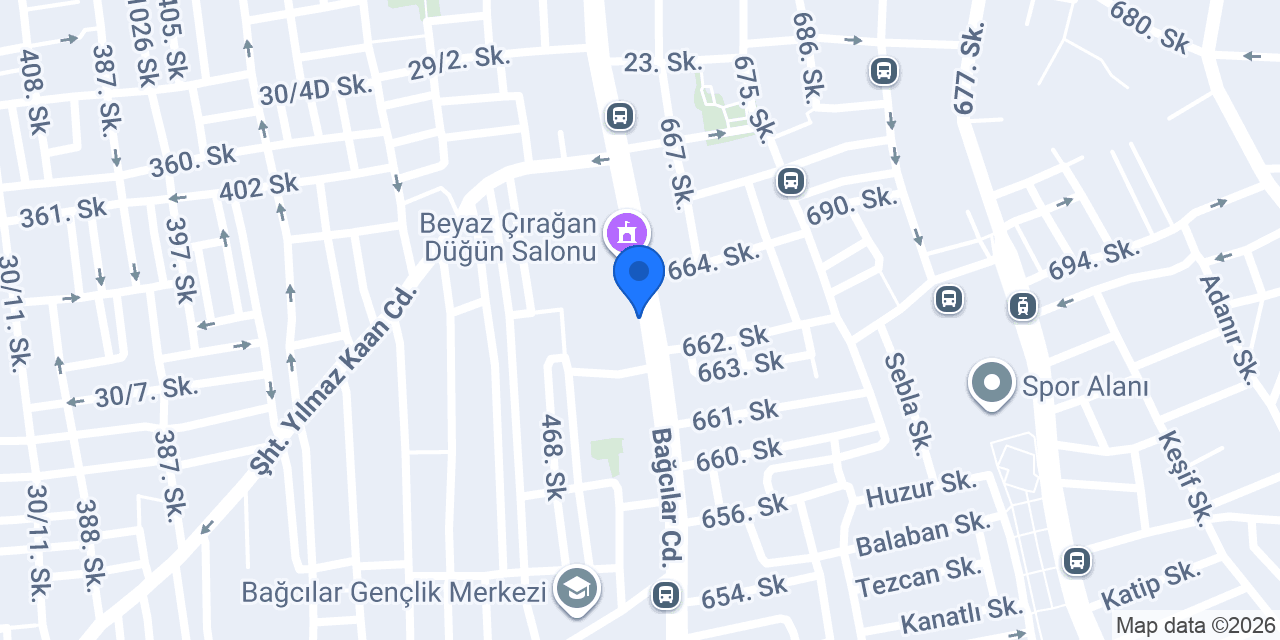 Katılımevim Bağcılar Yıldıztepe Şube konumu