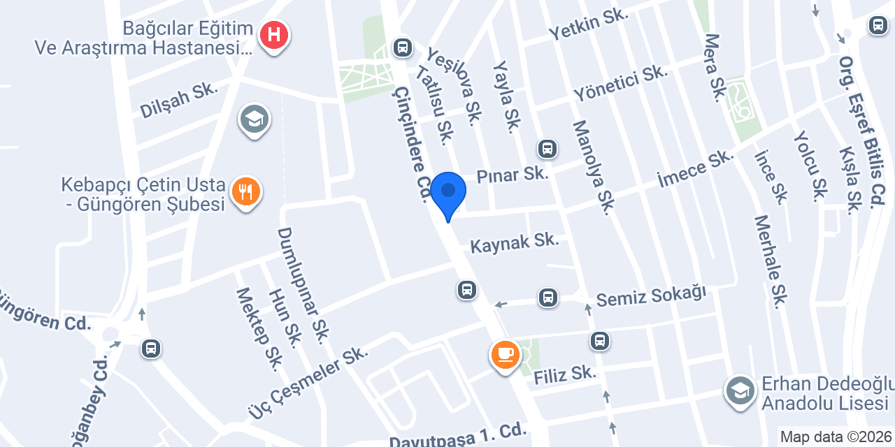 Öz Ortaklar Motorlu Taşıt Sürücüleri Kursu konumu