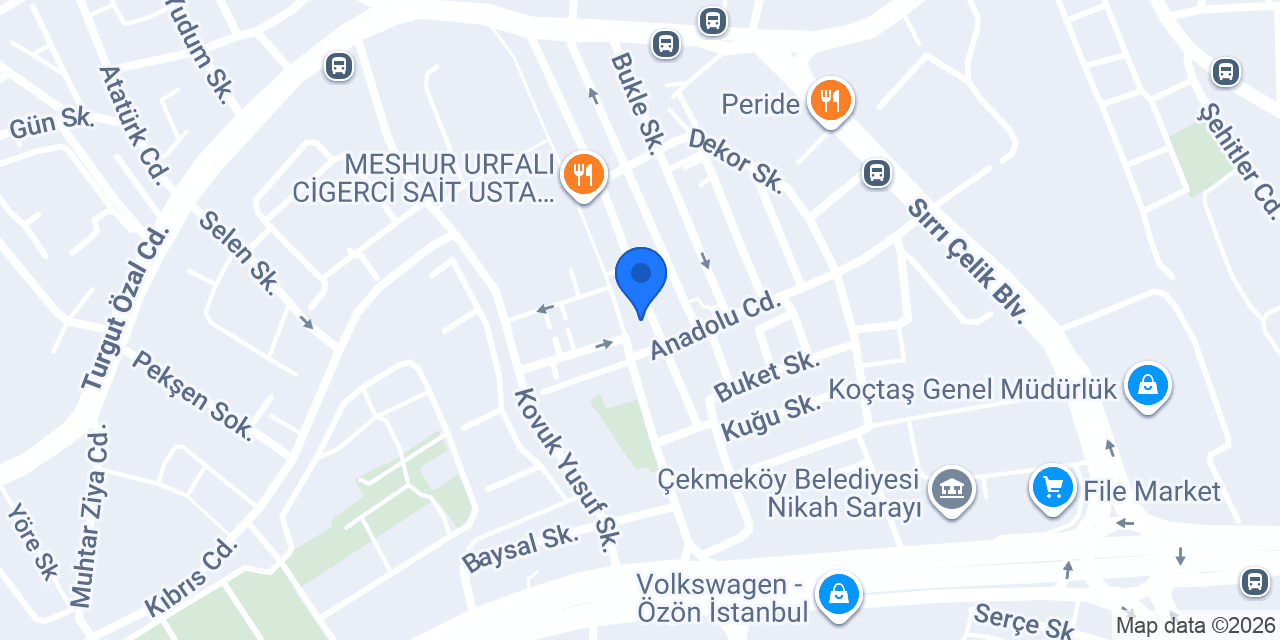 Fason Kozmetik Dolumu konumu