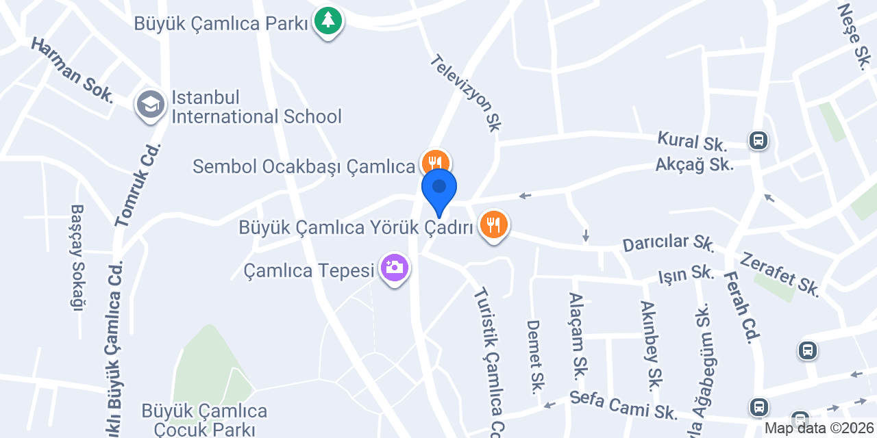 Tuva Çamlıca Cafe & Lounge konumu