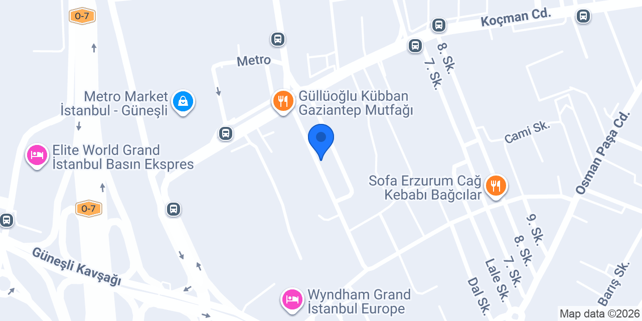 TEKMİS TEKSTİL konumu