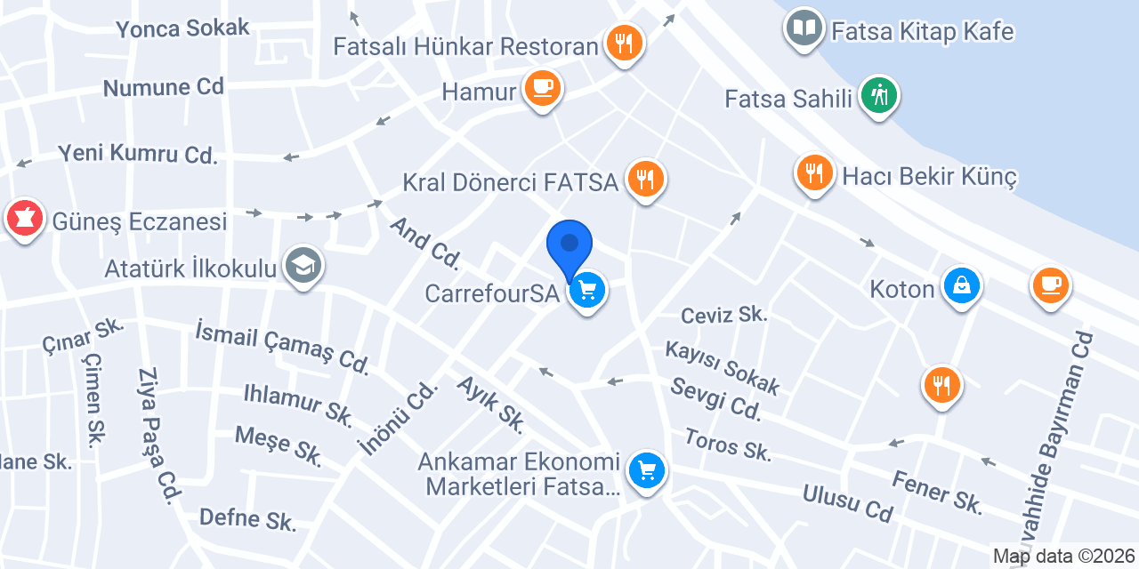 Butik Asel konumu