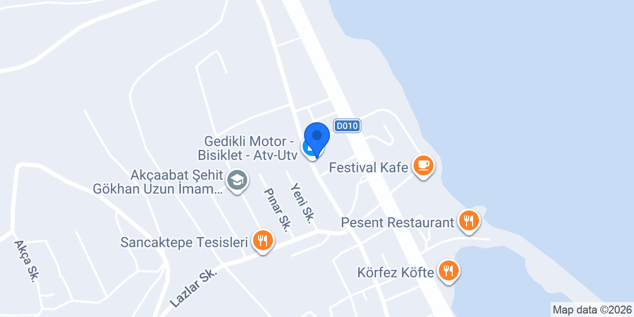 Gedikli Motor - Bisiklet - Atv-Utv konumu