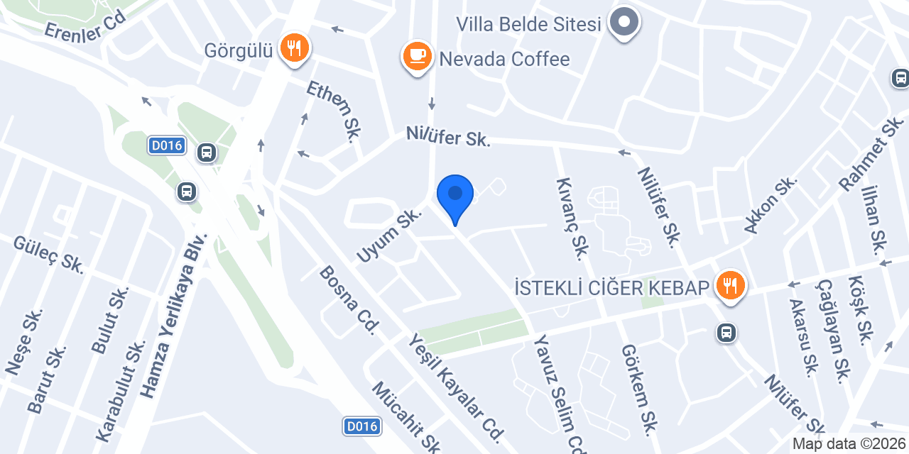 Villa Kuaför - Çekmeköy konumu