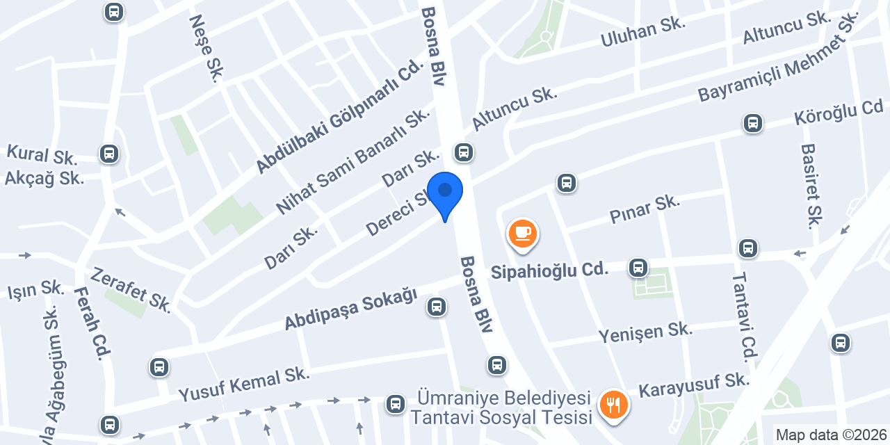 Pizzabulls Ferah - Üsküdar konumu