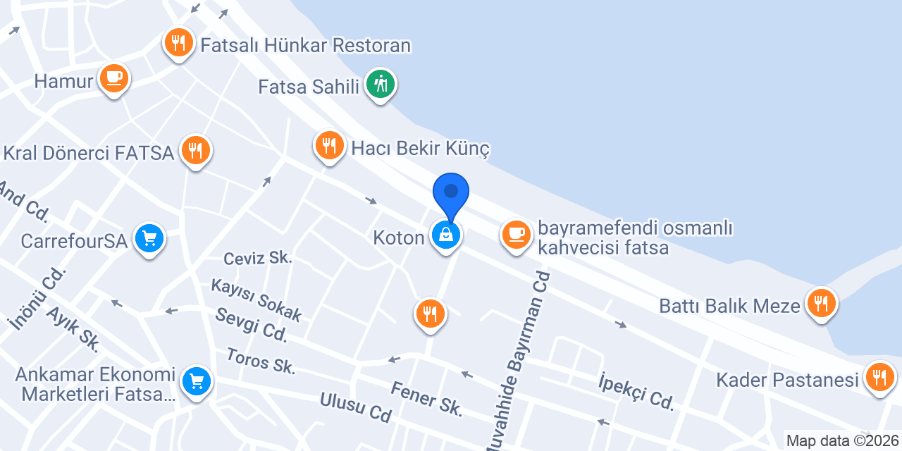 Turanoğlu Optik konumu