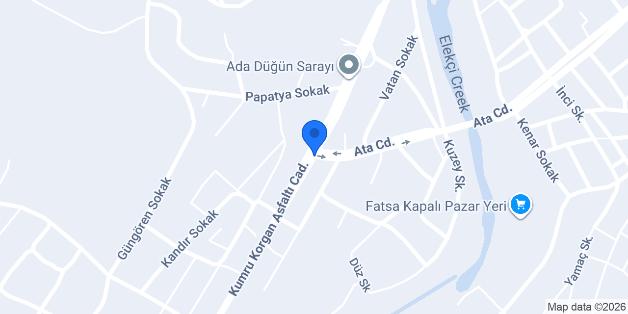 Parçasepette konumu