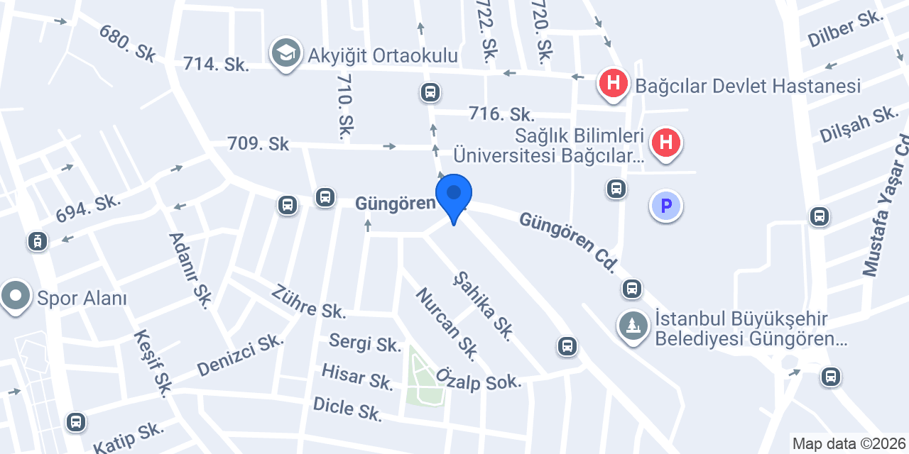 Görkem Pastanesi konumu