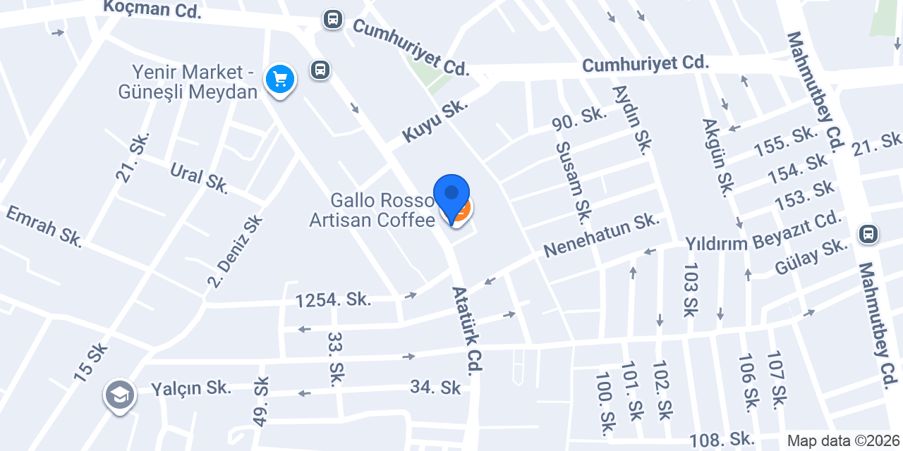 Gourme Coffee konumu