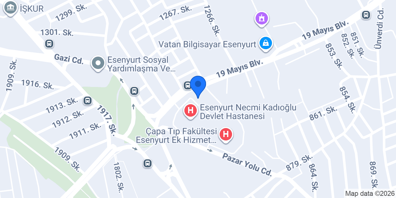 Jinefem Kürtaj konumu