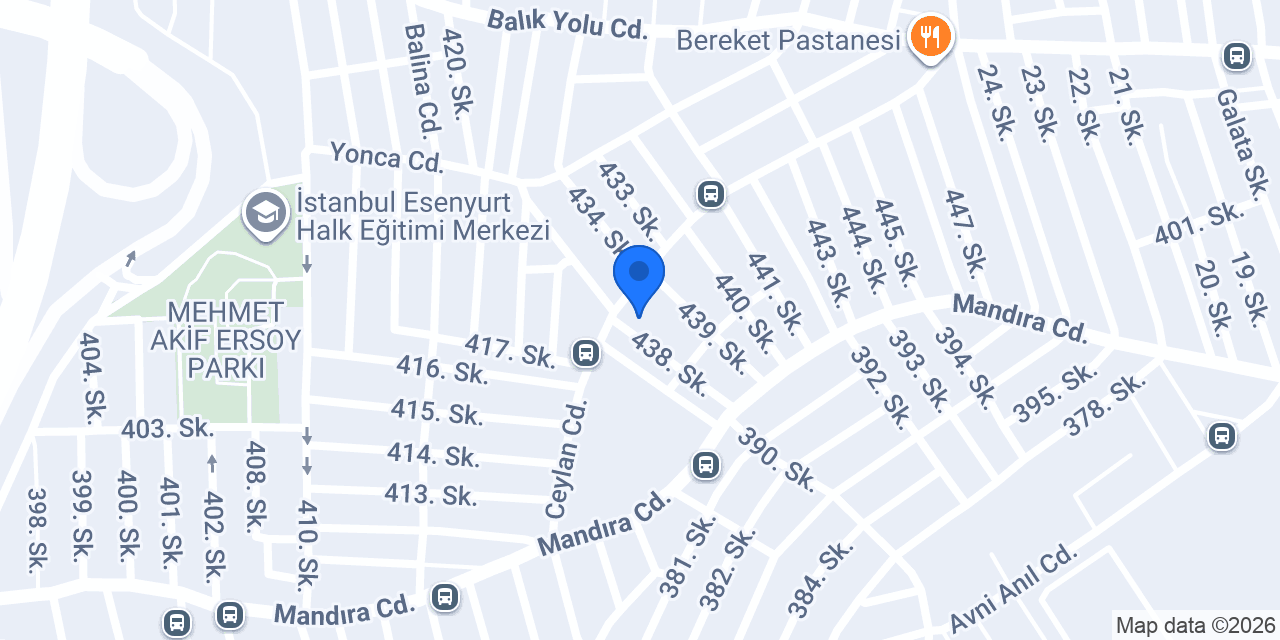 CSM Su ARITMA SERVİSİ konumu