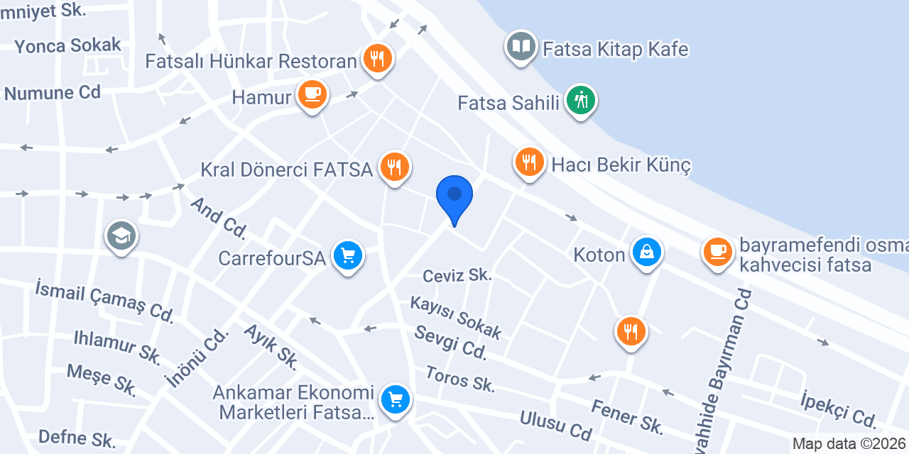 EDA EV YEMEKLERİ FATSA konumu
