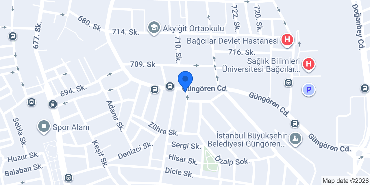 Müşteri İşlem Merkezi konumu
