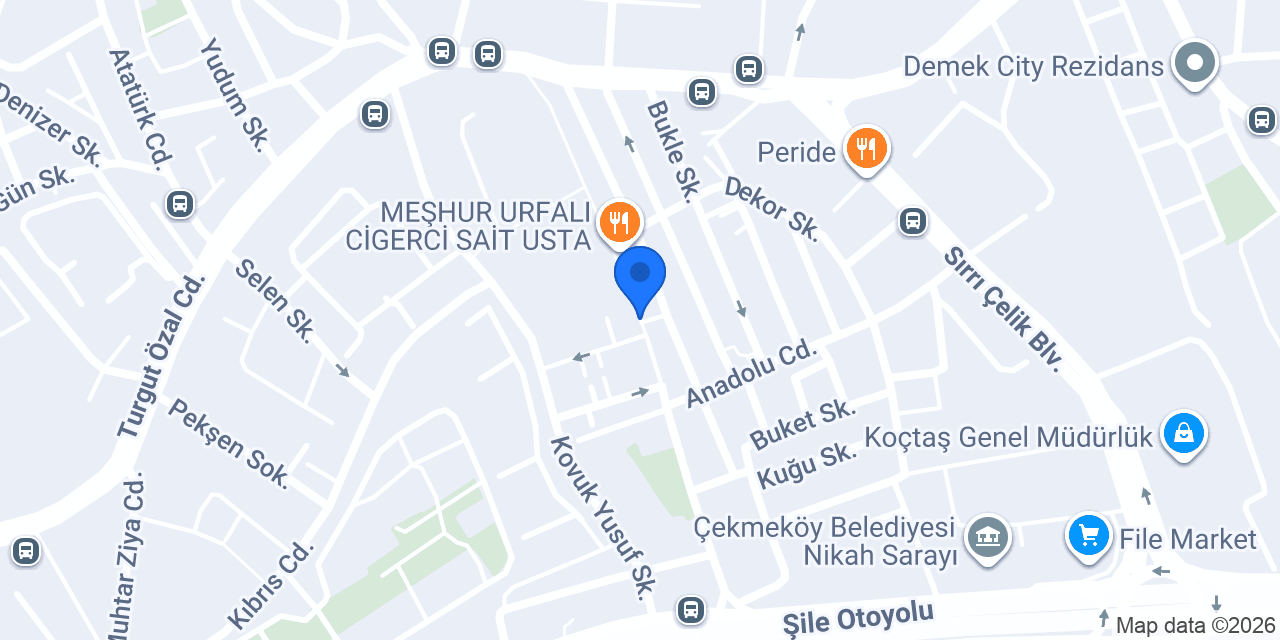 Helvacı Ali Çekmeköy konumu