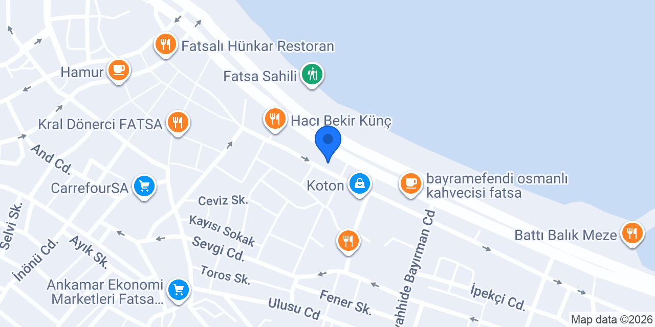 VakıfBank Fatsa Şubesi konumu
