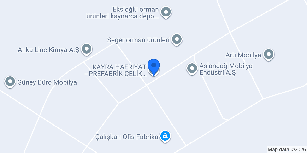 KAYRA HAFRİYAT - PREFABRİK ÇELİK YAPI KAYNARCA KEPÇE HARFIYAT konumu