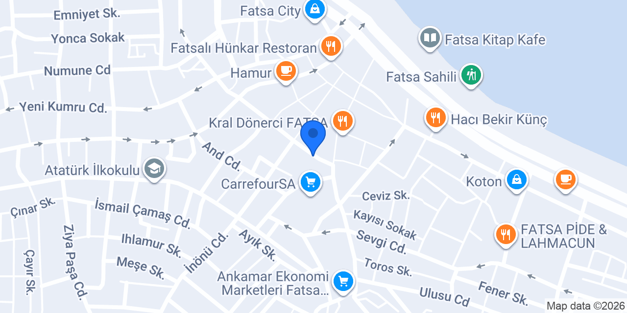 Yıldırım Hukuk Bürosu konumu