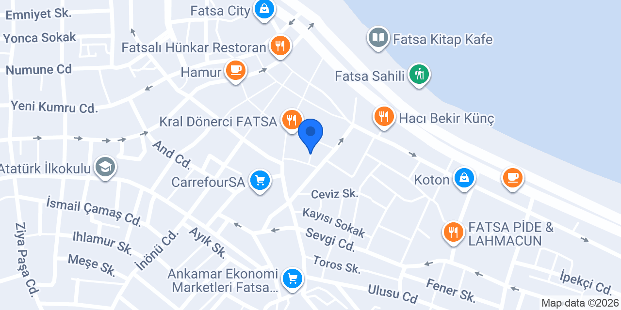 Sauna Gül Hamam konumu
