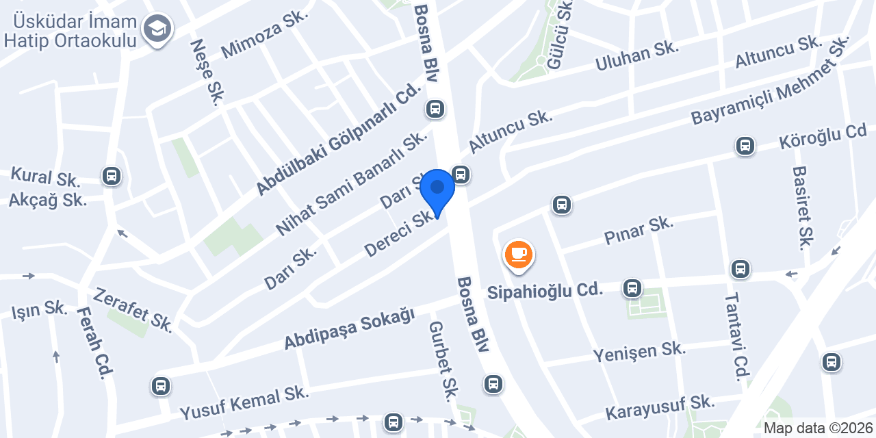 Moda Bay ve Bayan Terzihanesi konumu