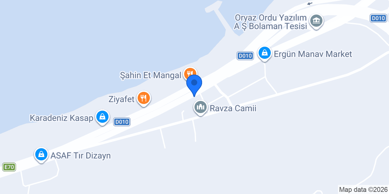 Özcan market konumu