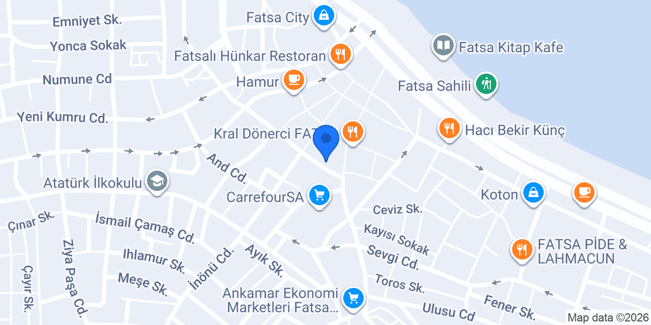 FATSA BAŞARI SÜRÜCÜ KURSU konumu