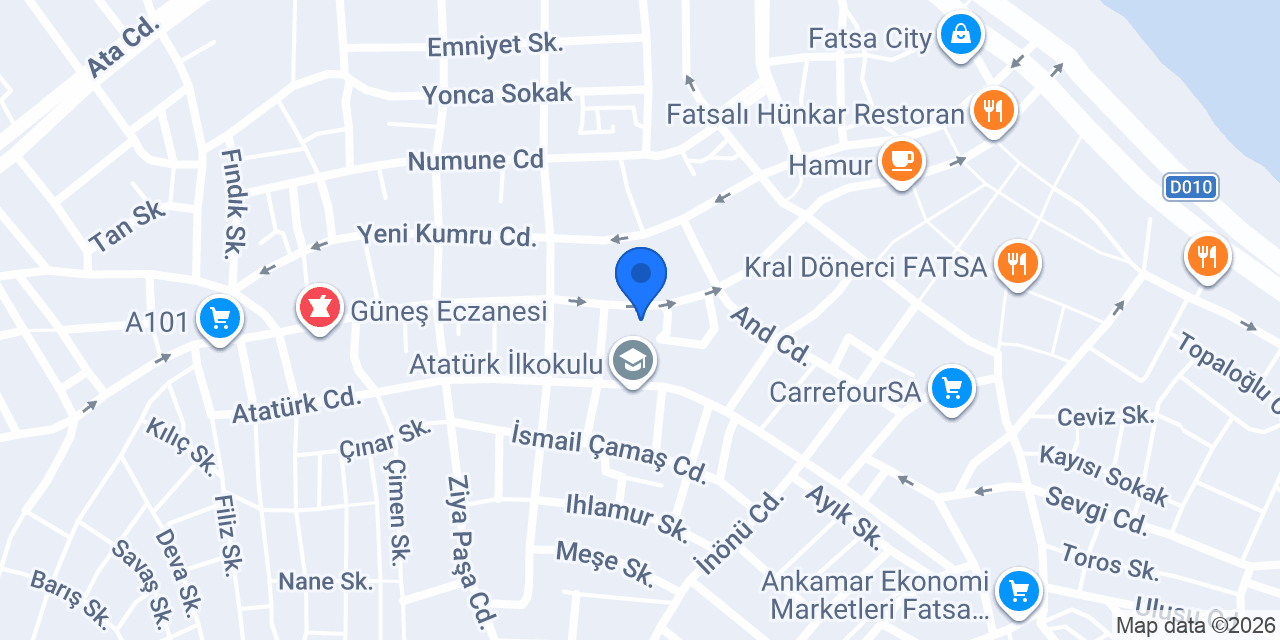 Defne Bayan Dikimevi konumu