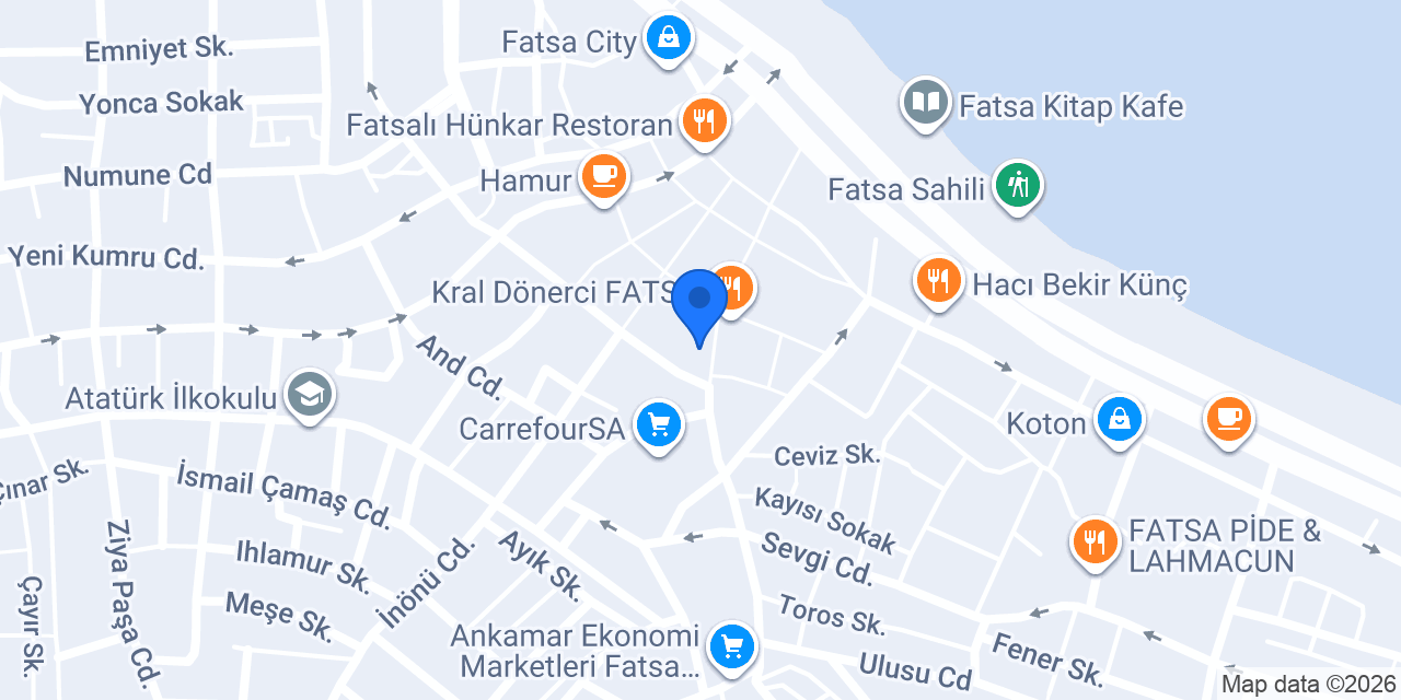 Fatsa Can Sigorta Aracılık Hizmetleri (Ogün Erkoç) konumu