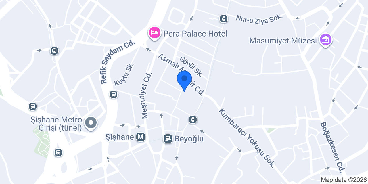 Beyoğlu Şaraphanesi konumu