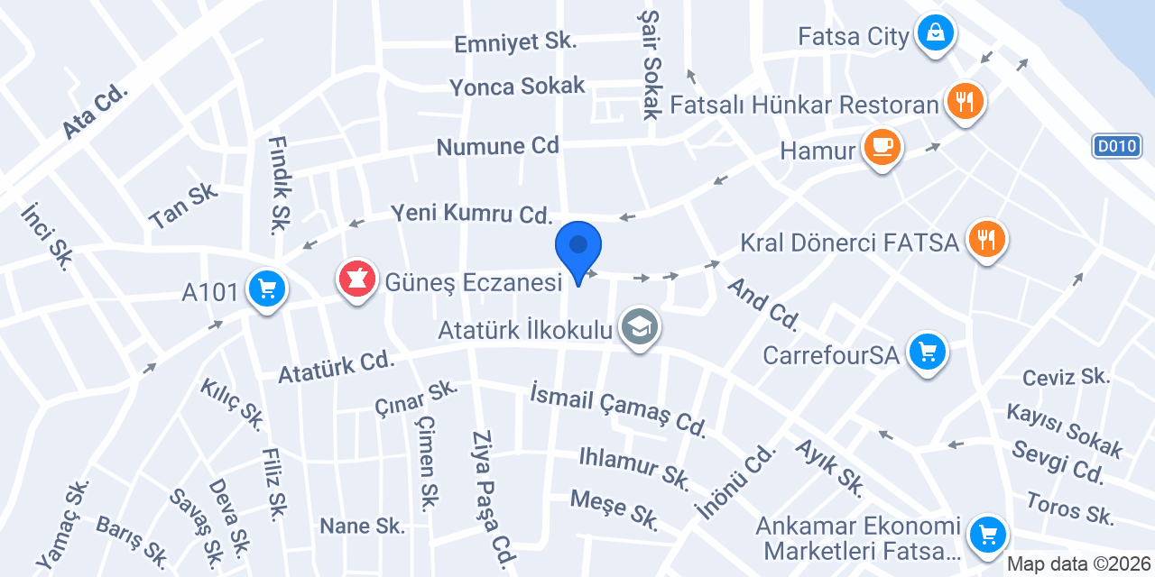 Oba Restoran konumu