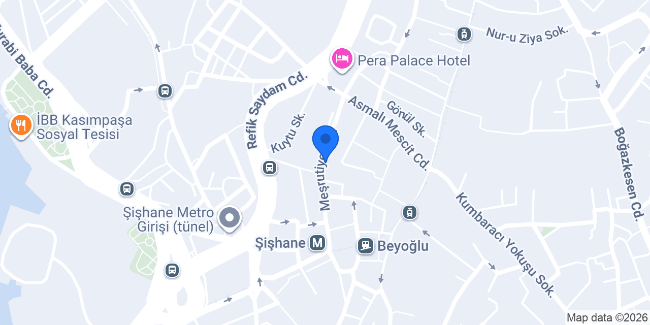 Pera Life Spa konumu