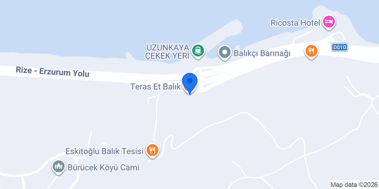 Teras Et Balık konumu