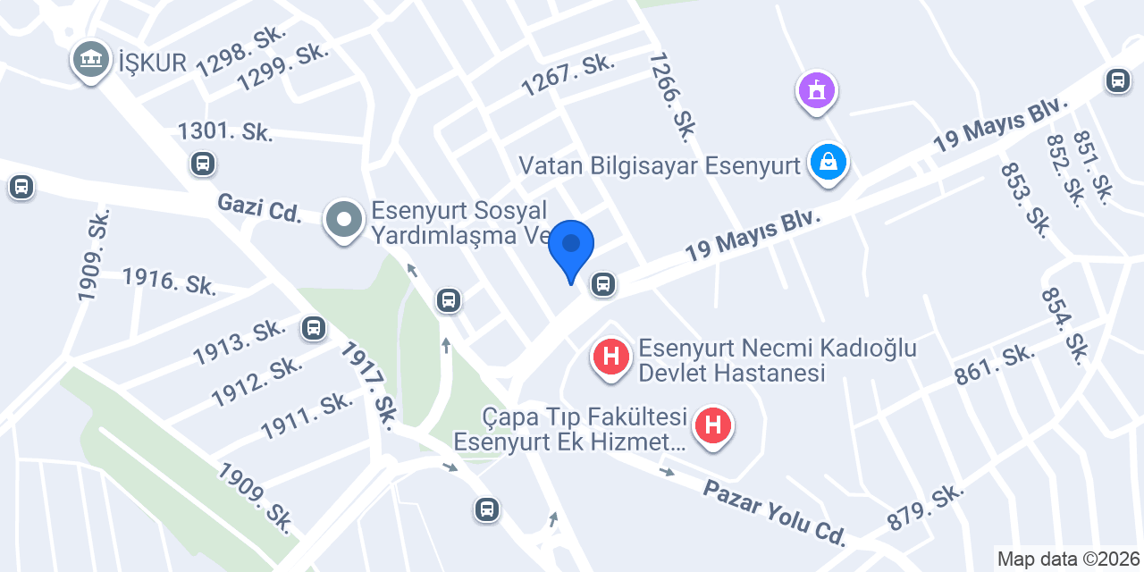 AMMAR TURİZM ESENYURT konumu