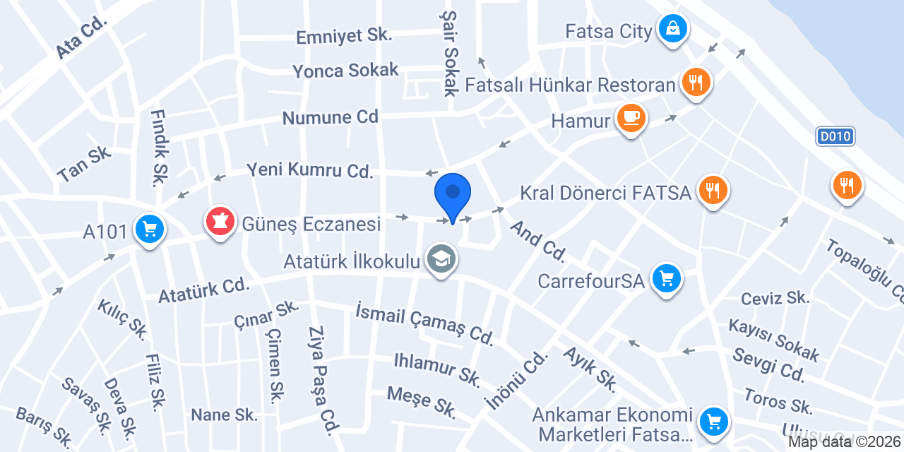 Asya Çiçek Evi konumu