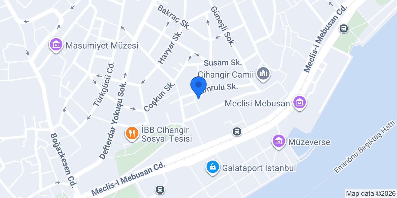 Cihangir Ortaokulu konumu