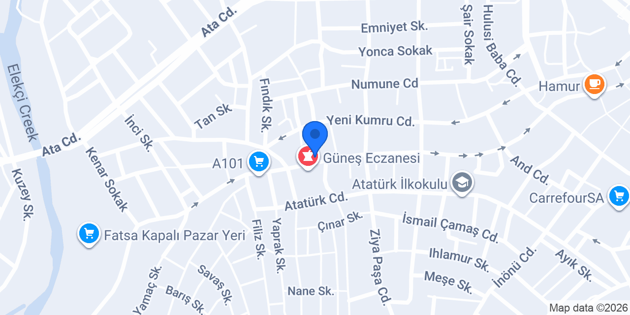 AHSEN ECZANESİ konumu