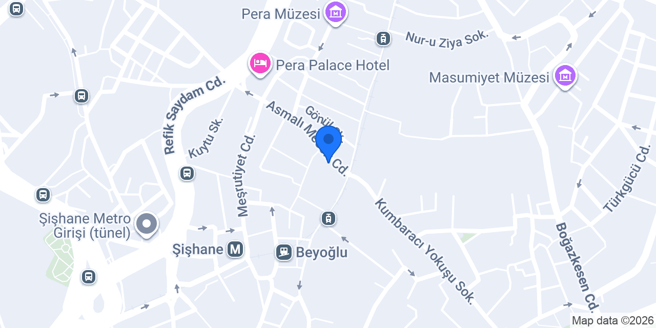 West Pera Hotel konumu