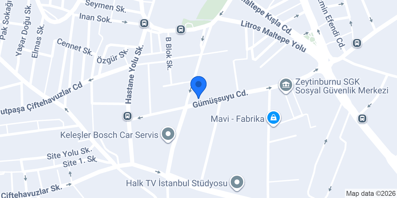 TEB Topkapı Sanayi Şubesi konumu