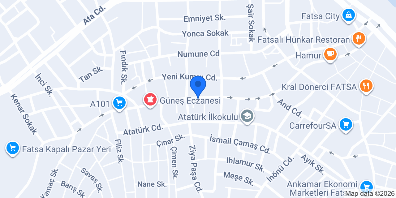 Özgan terzi konumu
