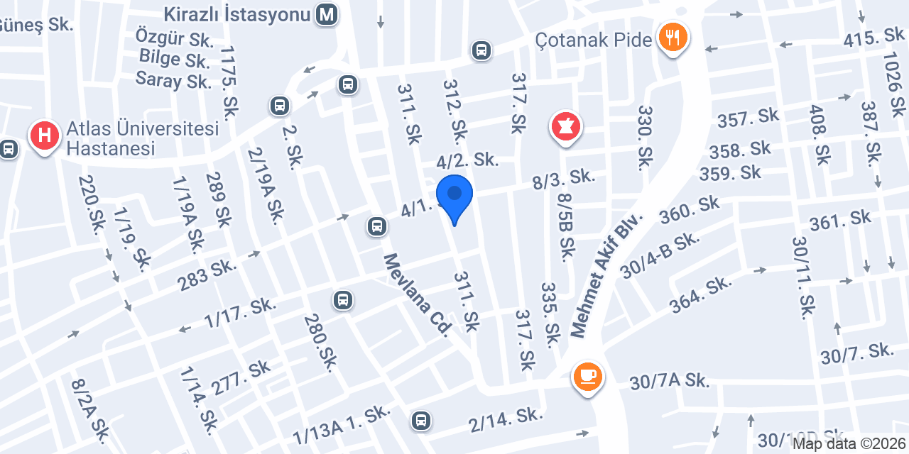 Çakır Halı Yıkama konumu
