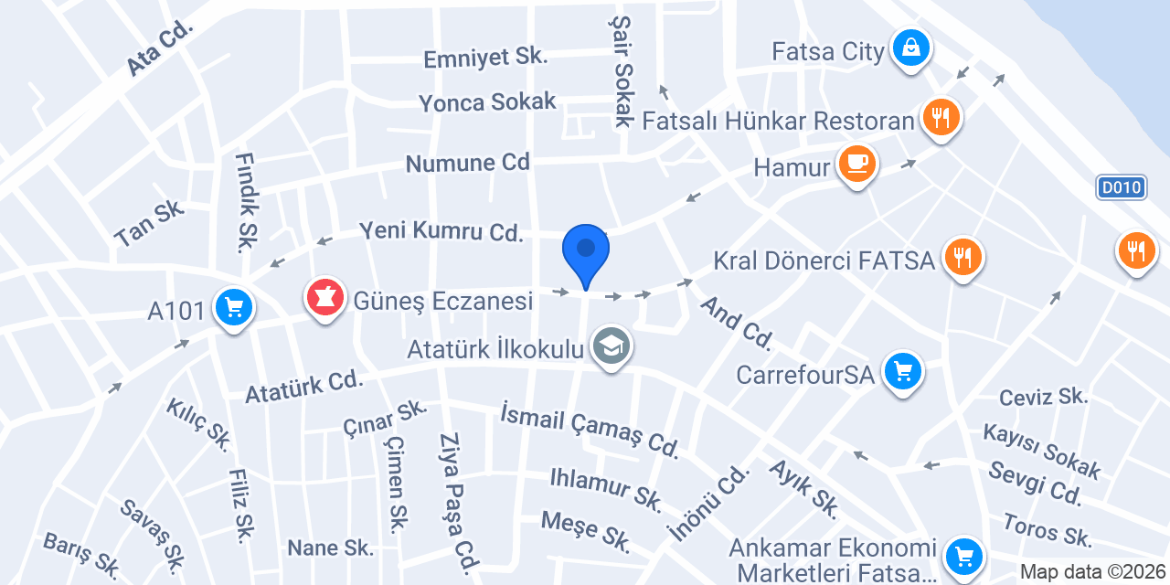Ordu atomy center konumu