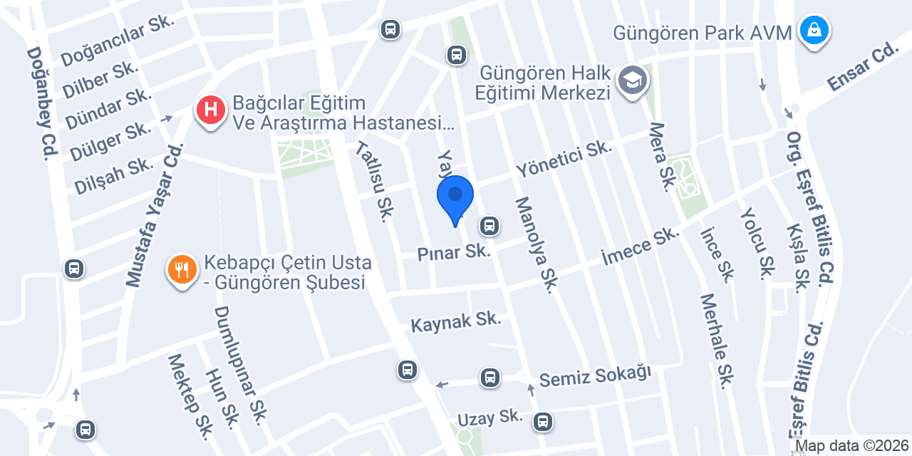Ader Tekstil konumu