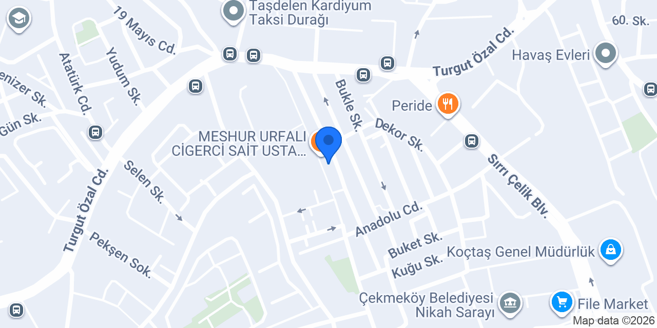 Zerdesign Bayan Kuaförü konumu
