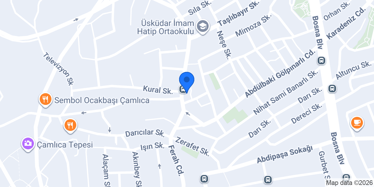 Çamlıca Unlu Mamülleri konumu