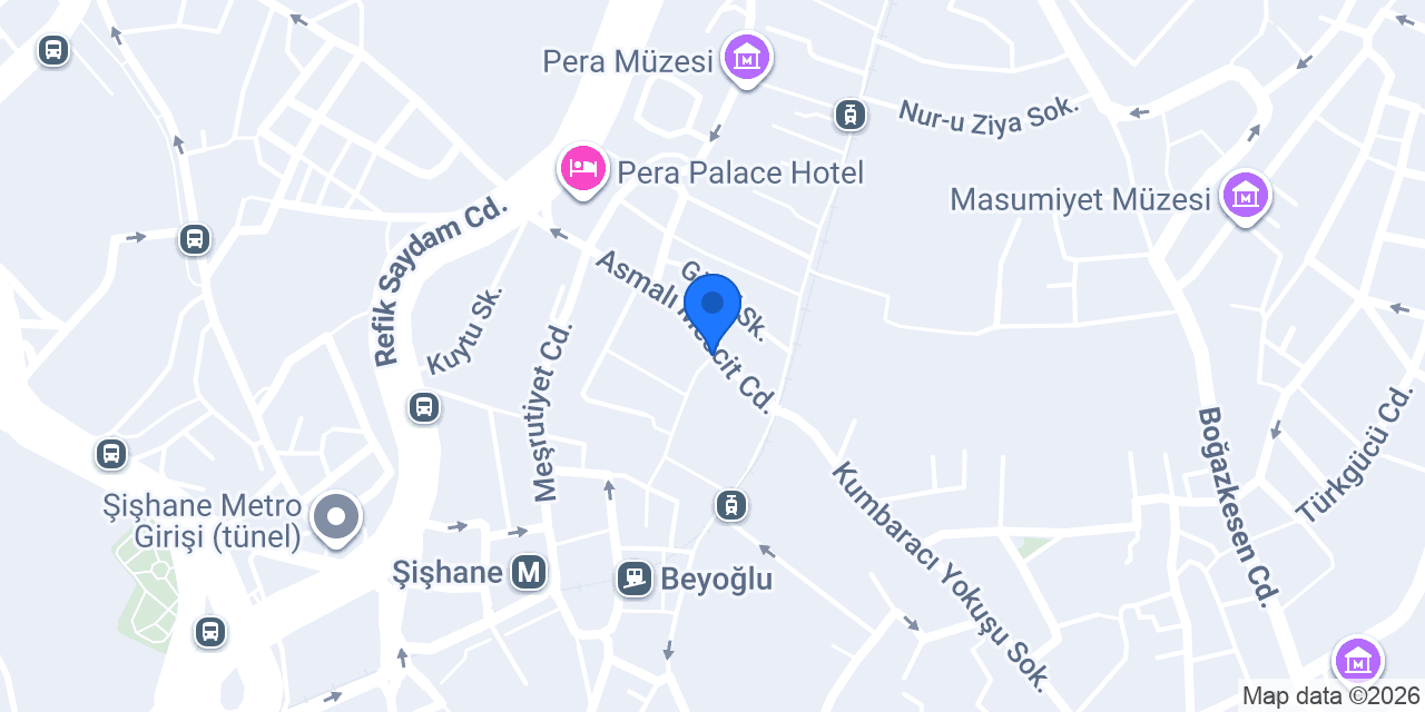 Asmali Pera Bar konumu